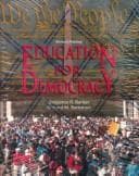 Tapa de Education for democracy