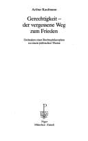Tapa de Gerechtigkeit - der vergessene Weg zum Frieden