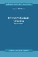 Tapa de Inverse problems in vibration