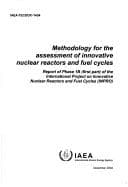 Tapa de Methodology for the Assessment of Innovative Nuclear Reactors and Fuel Cycles