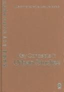 Tapa de Key concepts in urban studies