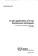 Tapa de In situ applications of x ray fluorescence techniques