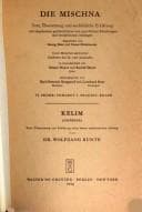 Tapa de Die Mischna
