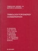 Tapa de Tribology of plastic materials
