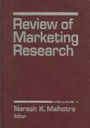 Tapa de Review of Marketing Research