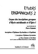 Tapa de Corpus des inscriptions grecques d'Illyrie méridionale et d'Épire