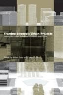 Tapa de Framing strategic urban projects