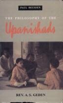 Tapa de The philosophy of the Upanishads