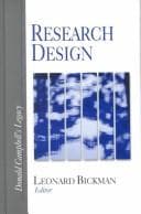 Tapa de Research design