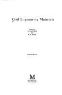 Tapa de Civil engineering materials
