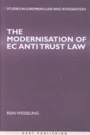 Tapa de The Modernisation of Ec Antitrust Law (Studies in European Law and Integration)