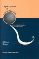 Tapa de Legal Aspects of Globalisation - Conflicts of Laws, Internet, Capital Markets and Insolvency