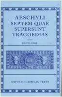 Tapa de Septem Quae Supersunt Tragoediae