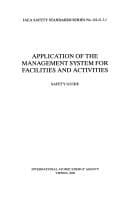 Tapa de Application of the Management System for Facilities and Activities