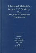 Tapa de Advanced Materials for the 21st Century
