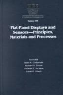 Tapa de Flat-panel displays and sensors