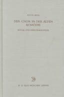 Tapa de Der Chor in der alten Komödie