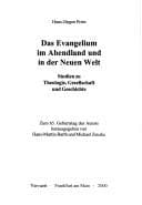 Tapa de Das Evangelium im Abendland und in der Neuen Welt