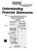 Tapa de Understanding financial statements