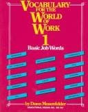 Tapa de Vocabulary for the world of work
