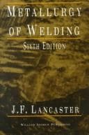Tapa de Metallurgy of welding