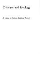Tapa de Criticism and ideology