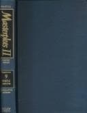 Tapa de Masterplots II