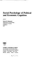 Tapa de Social psychology of political and economic cognition