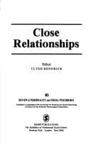 Tapa de Close Relationships