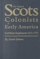 Tapa de The original Scots colonists of early America