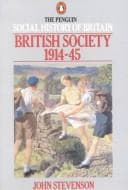 Tapa de British Society 1914-1945 (Social Hist of Britain)
