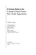 Tapa de A concise guide to the Canada-United States free trade agreement