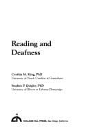 Tapa de Reading and deafness