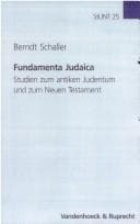 Tapa de Fundamenta Judaica