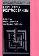 Tapa de Exploring Postmodernism (Utrecht Publications in General and Comparative Literature, Vol 23)