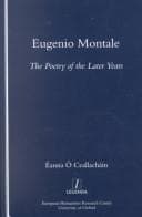 Tapa de Eugenio Montale