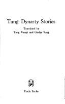 Tapa de Tang Dynasty stories
