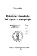 Tapa de Historisch-systematische Beiträge zur Anthropologie