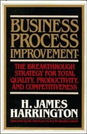Tapa de Business process improvement