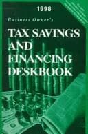 Tapa de 1998 business owner's tax savings and financing deskbook
