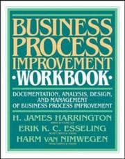 Tapa de Business process improvement workbook
