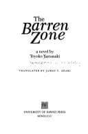 Tapa de The barren zone
