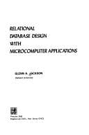 Tapa de Relational database design with microcomputer applications