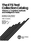 Tapa de The ETS Test Collection catalog