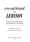 Tapa de Error and betrayal in Lebanon