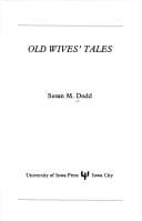 Tapa de Old wives' tales