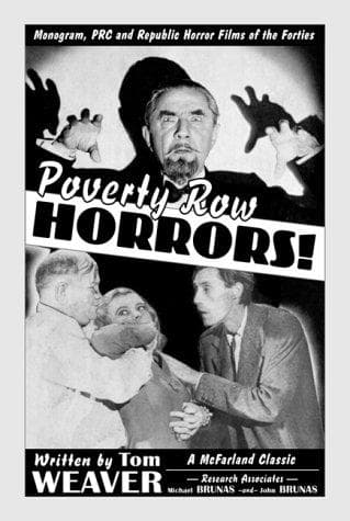Tapa de Poverty Row Horrors!