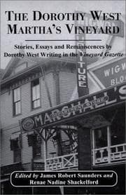 Tapa de The Dorothy West Martha's Vineyard