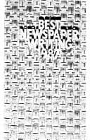 Tapa de Best newspaper writing 1987