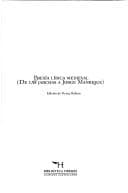 Tapa de Poesía lírica medieval